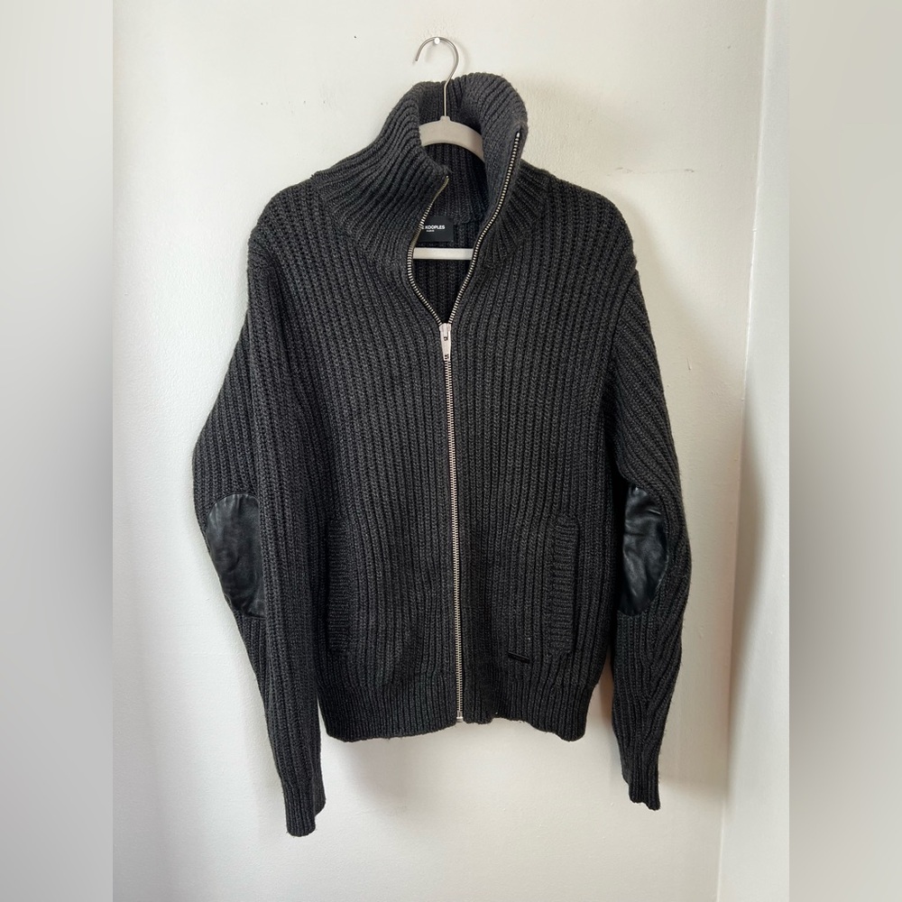 The Kooples Wool Zip Sweater Large - Picture 2 of 9